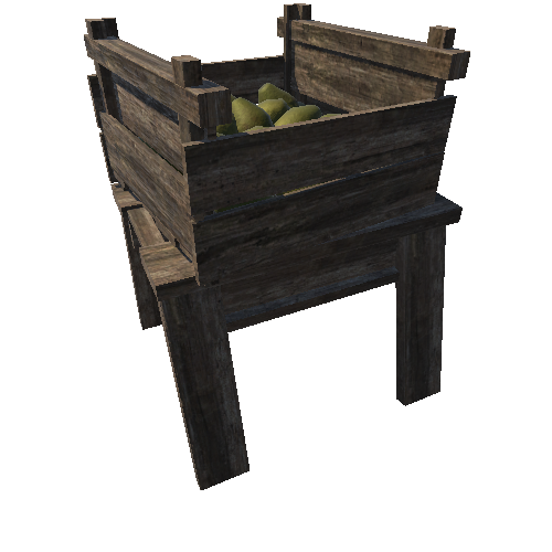 Food Crate Pears Stand 1